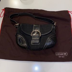 Small black coach bag